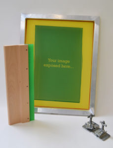 silk screen printing of Ace satin sash silk screen printing